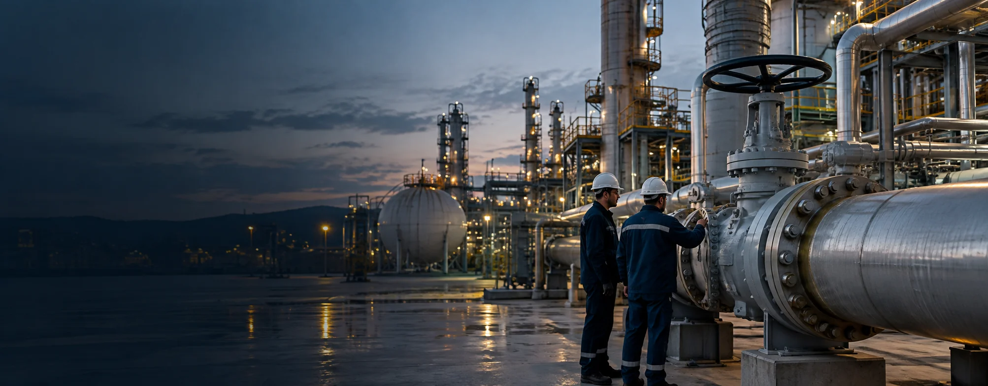 Industrial pipeline flange sealing application