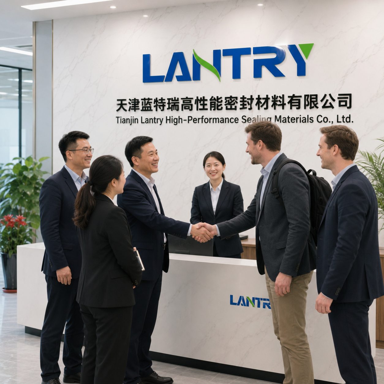 Customer Reception and Business Discussions